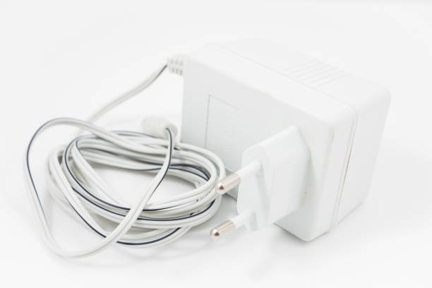 istock Close-Up Of Adaptor Over White Background 1151130258