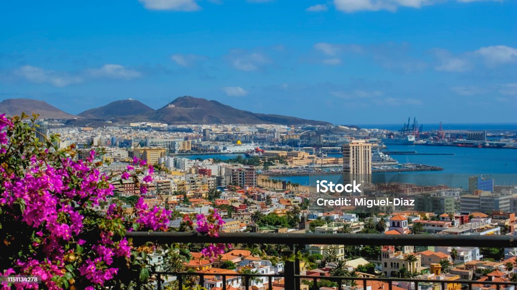 Las Palmas City, Kansas the canteras beach Las Palmas De Gran Canaria Stock Photo