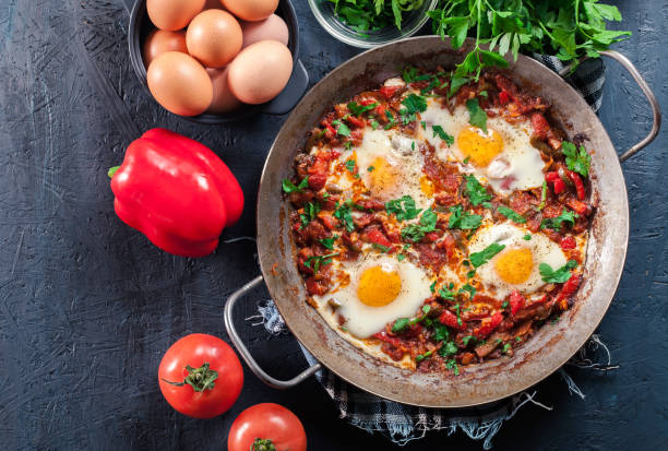 istock Shakshuka in a frying pan 1151137929