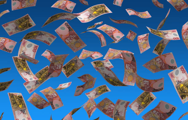 istock Flying New Zealand Dollar 1151140347