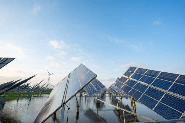istock Solar panels, clean energy in nature 1151140514