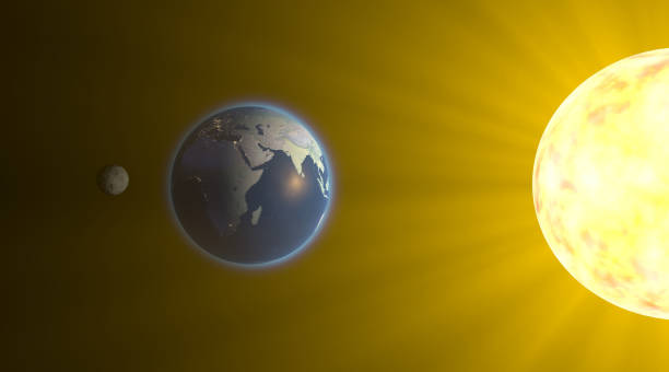 istock Satellite view of the earth during a lunar eclipse. It occurs when an observer on Earth passes through the shadow cast by the Moon which fully or partially blocks the Sun 1151141784