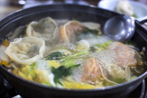 istock Mandu jeongol is korea traditional dumpling stew. 1151146035