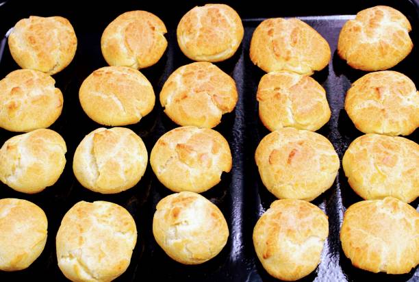 istock Round and appetizing home made profiteroles 1151147992