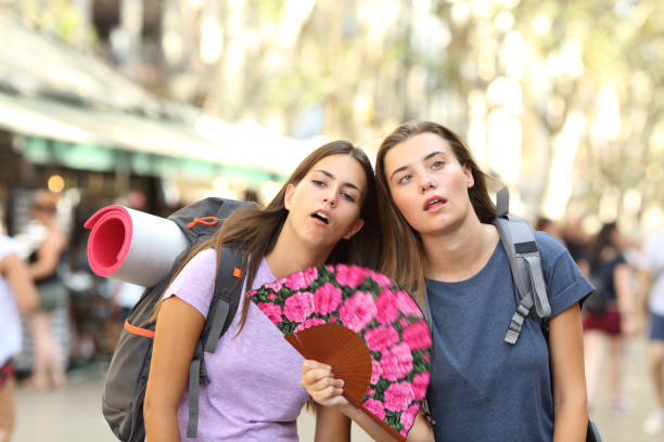 istock Backpackers suffering heat stroke on vacation 1151148948