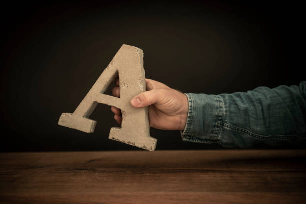 istock Letters made of concrete & A 1151149466