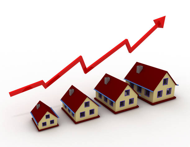 istock Houses And Graph concept 1151150259