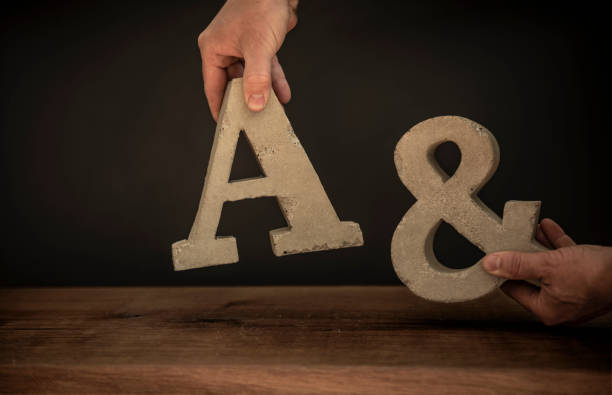 istock Letters made of concrete & A 1151150734
