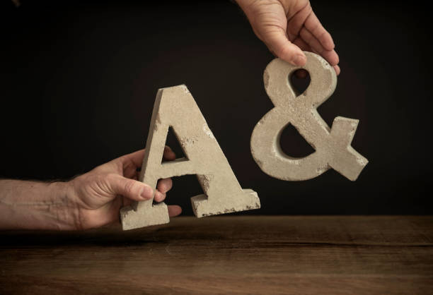 istock Letters made of concrete & A 1151151039