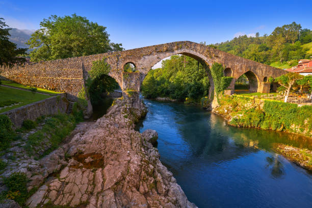 istock Cangas de Onis roman bridge in Asturias Spain 1151152130