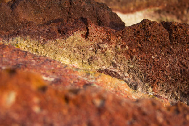 brown yellow red rock porous background for text