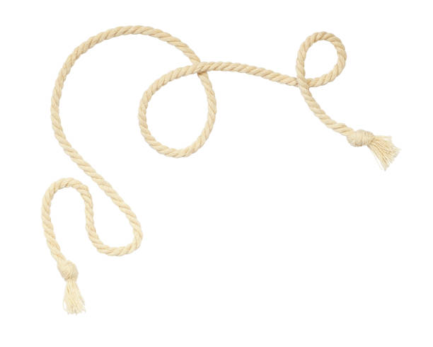 istock Beige cotton rope corner 1151155390