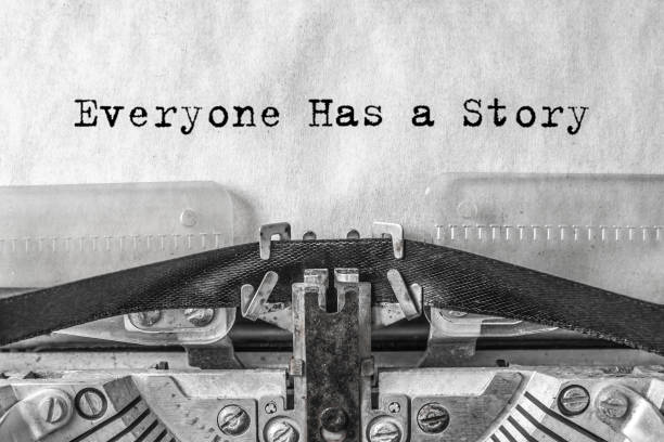 istock Everyone Has a Story typed words on a vintage typewriter 1151157764