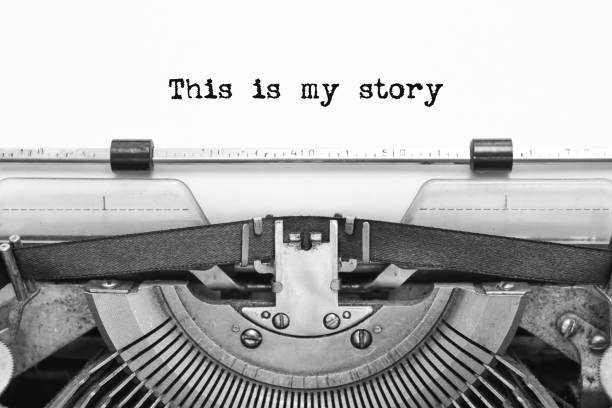 istock This is my story, text typed words on a old Vintage Typewriter. 1151157802