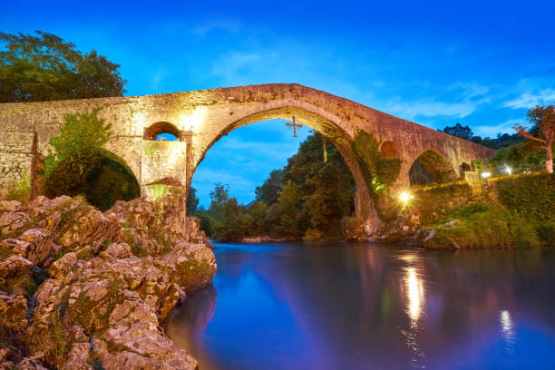 istock Cangas de Onis roman bridge in Asturias Spain 1151158795