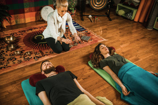 istock Tibetan bells in sound therapy 1151159097
