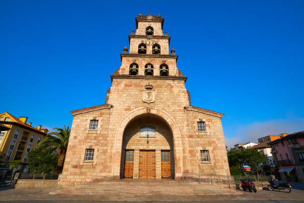 istock Cangas de Onis church in Asturias Spain 1151160622