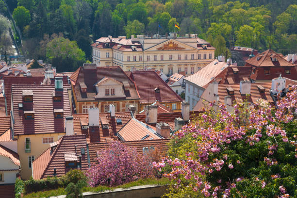 istock Prague landscape on sunny spring day 1151162552