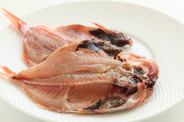 istock Japanese food ingredient, half dried Aji fish 1151163715