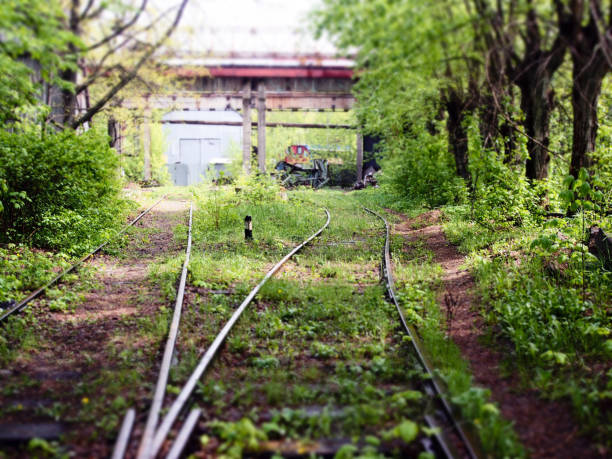 unused railway crossroads