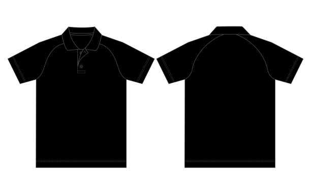 polo shirt vector dla szablonu - polo stock illustrations