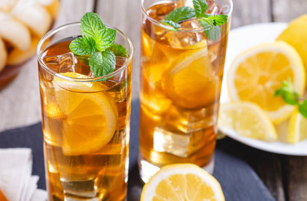 istock Fresh Glass of Ice Tea With Lemon Slices 1151175694