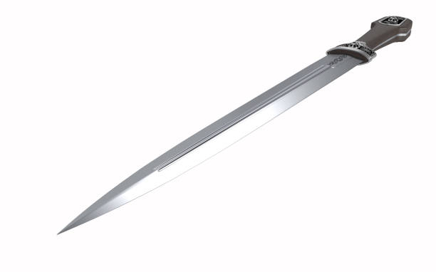 istock Chechen dagger - weapon of the Caucasus - 3d illustration 1151175695
