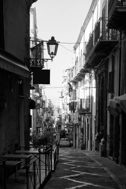 istock Old street in Cefalu 1151179100