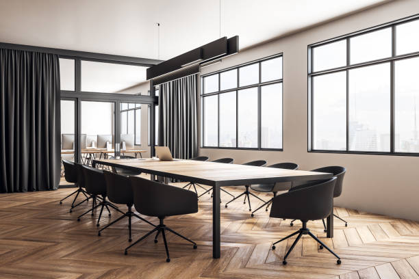 istock Modern meeting room interior 1151181373