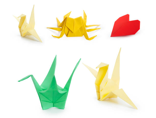 istock Collage of different origami papers 1151184218