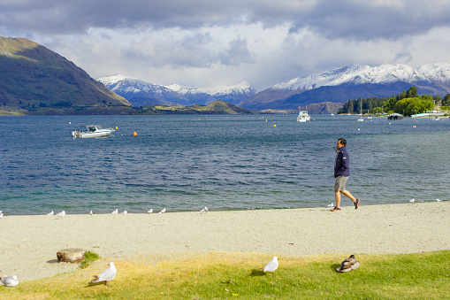 a Maori half blood take enjoy and holiday in New Zealand