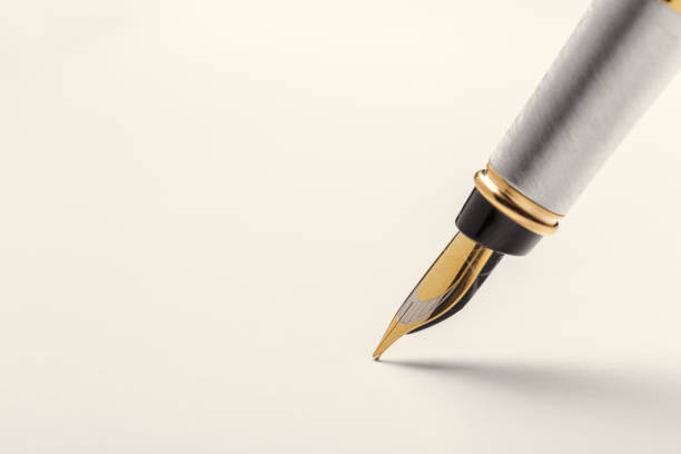 istock Fountain pen isolated on white background 1151186634