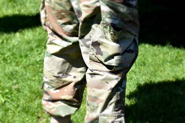 istock Military Fatigues Camouflaged Uniform 1151188268
