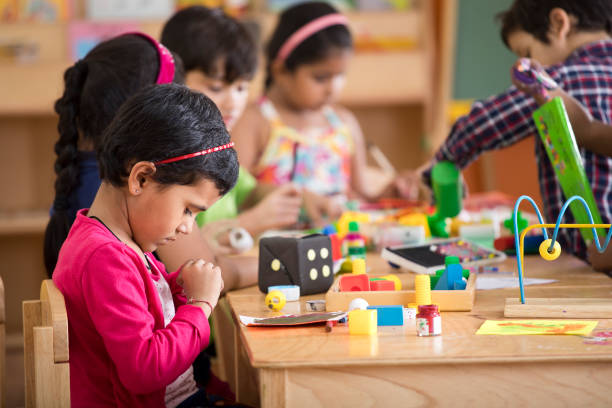 istock Children drawing at preschool 1151191102