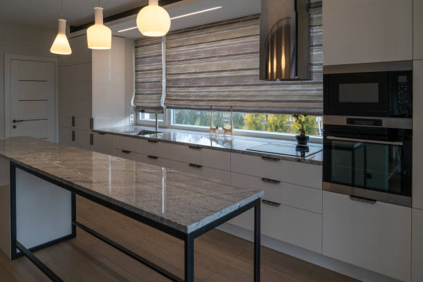 istock Modern kitchen with contemporary furniture 1151192739