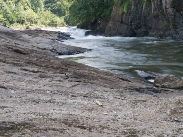 istock Famous Waterfall and River in Kerala India 1151193243