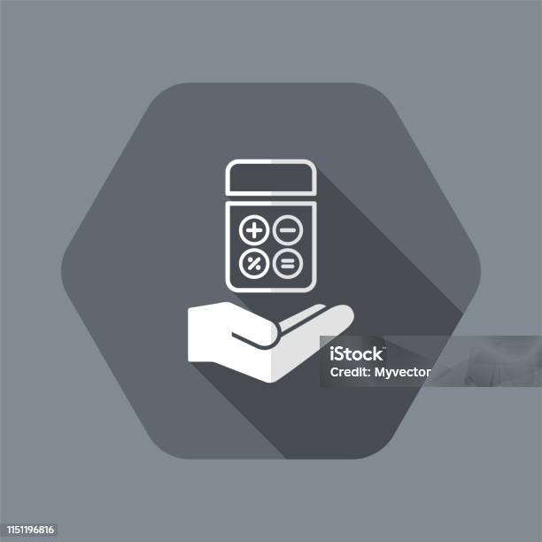Computations Services Minimal Modern Icon Stock Illustration - Download Image Now - Applying, Balance, Business