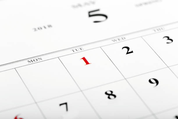 istock Calendar pages close up business time concept 1151197857