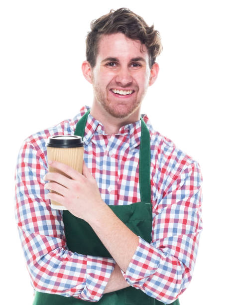 istock Happy man holding a cup of coffee 1151198741