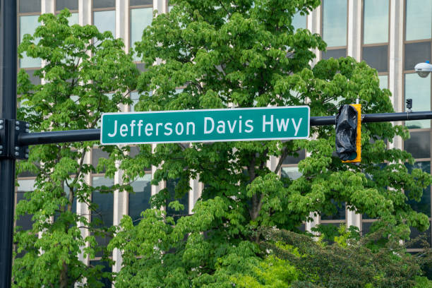 istock A road sign for Jefferson Davis Highway 1151199645
