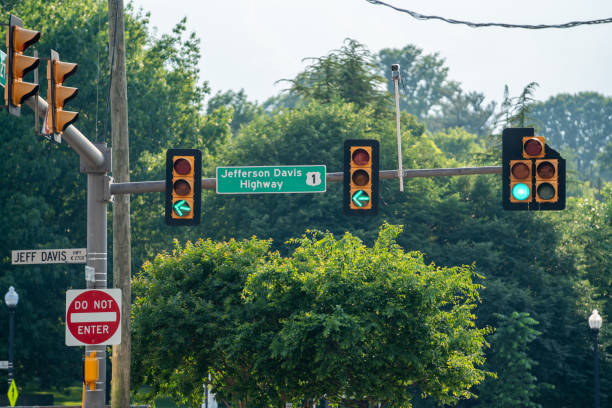 istock A road sign for Jefferson Davis Highway 1151199705