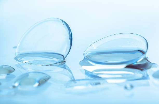 istock Contact lenses with water drops 1151202160