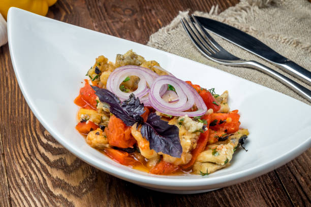 istock Salad of baked vegetables 1151204319