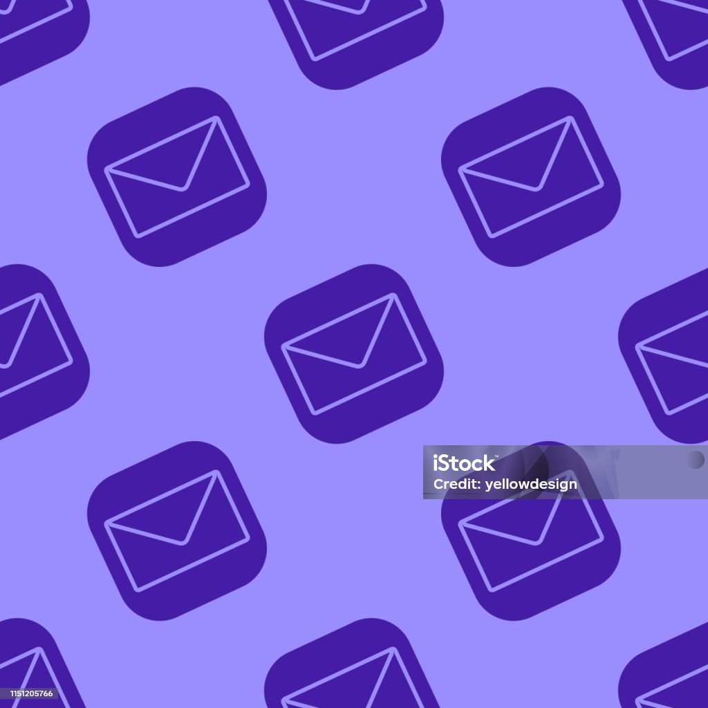 Sign Pattern In Mail Email Seamless Pattern Mail Symbol Wallpaper Business Backdrop Stock ...