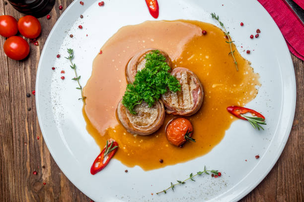 istock Pork medallions with bacon 1151206039