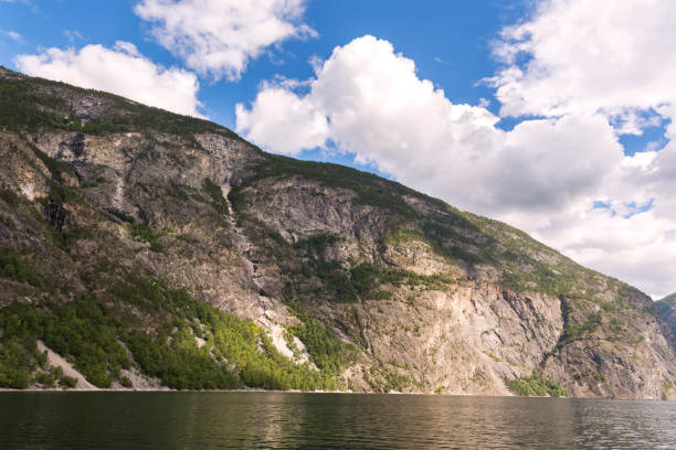 istock boat ride between mountains on the Sognefjord 1151207154