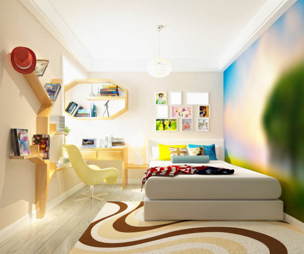 istock 3d render of boys bedroom 1151207402