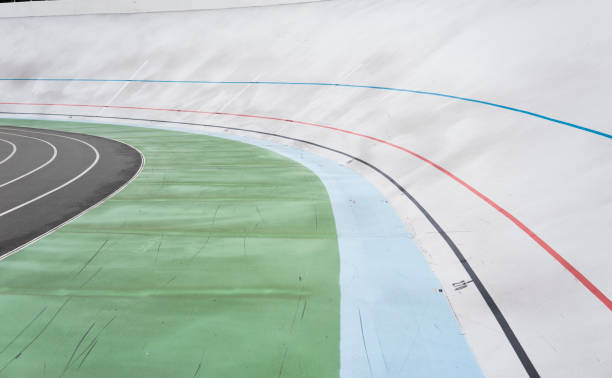 istock Lines of empty velodrome. Geometric line background. 1151211768