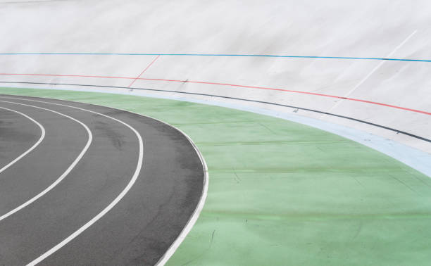istock Lines of empty velodrome. Geometric line background. 1151212543