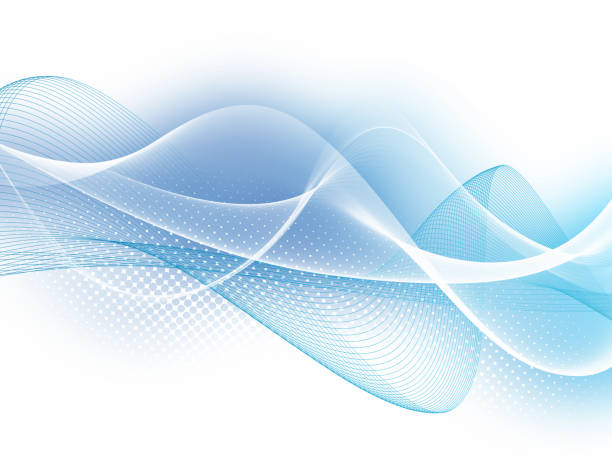 istock Soft blue abstract business graphic wave background 1151216764